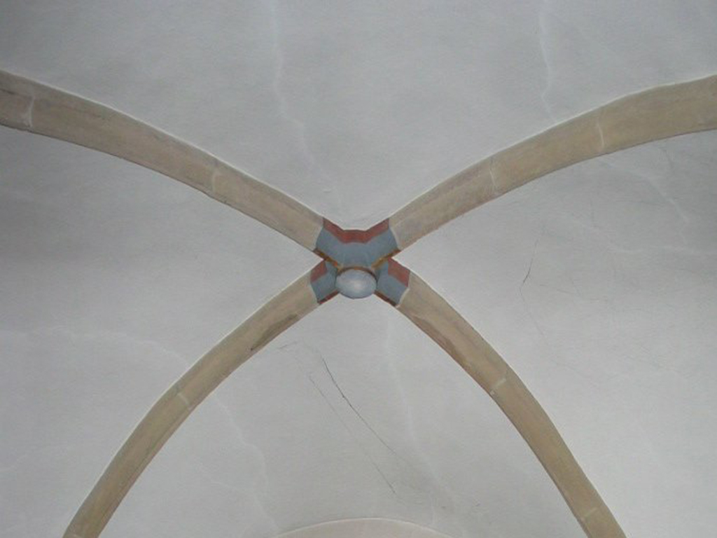 Kirche Roigheim Innenansicht Detail der Kuppel
